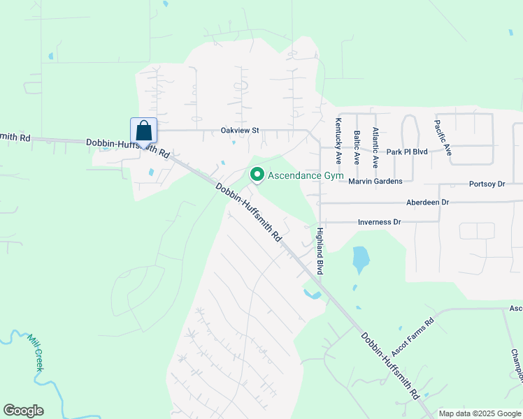 map of restaurants, bars, coffee shops, grocery stores, and more near 29910 Dobbin-Huffsmith Road in Magnolia