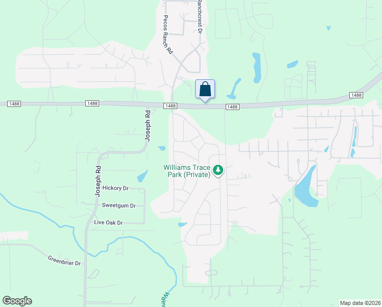 map of restaurants, bars, coffee shops, grocery stores, and more near 28025 Irving Drive in Magnolia