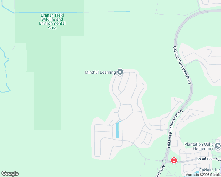 map of restaurants, bars, coffee shops, grocery stores, and more near 661 Glendale Lane in Orange Park