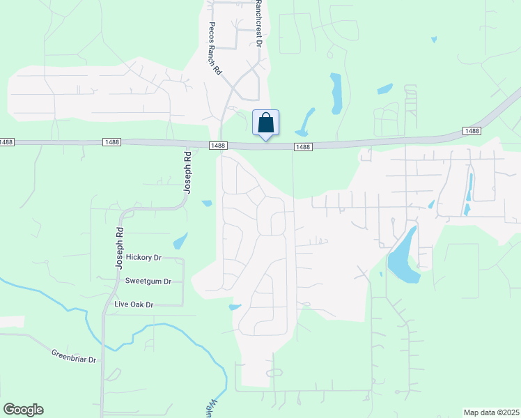 map of restaurants, bars, coffee shops, grocery stores, and more near 28025 Irving Drive in Magnolia