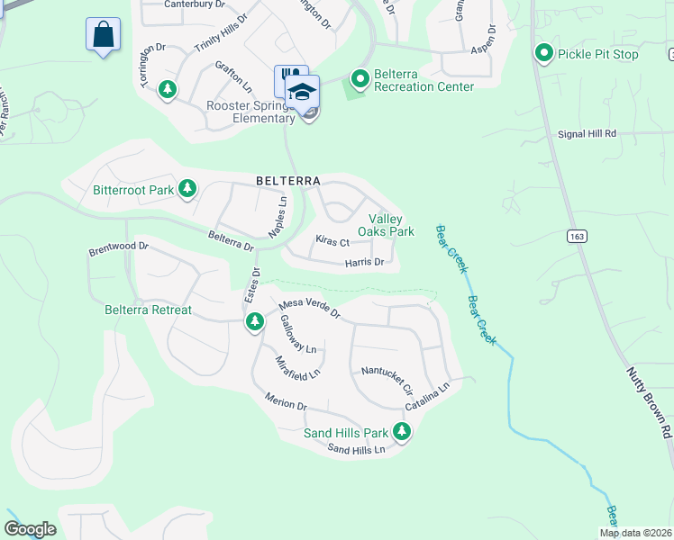 map of restaurants, bars, coffee shops, grocery stores, and more near 240 Harris Drive in Austin