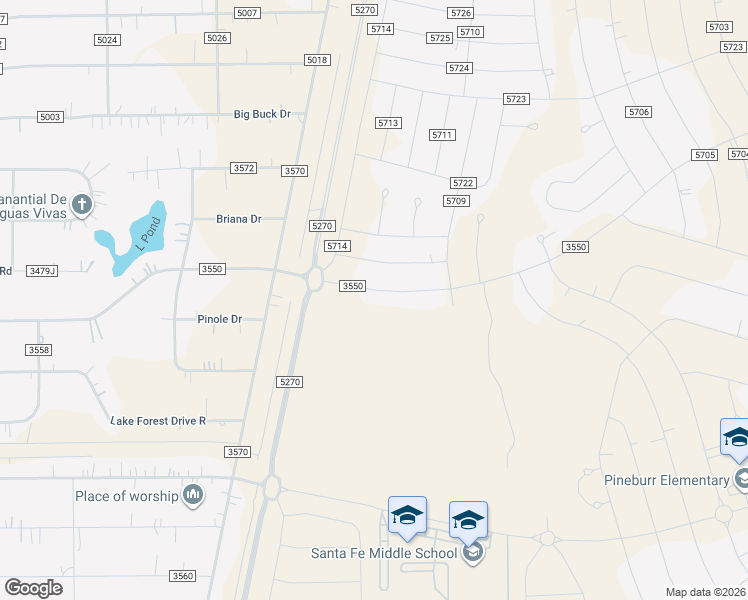 map of restaurants, bars, coffee shops, grocery stores, and more near 1074 County Road 3570 in Cleveland