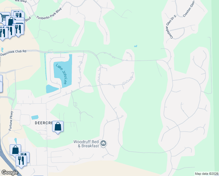 map of restaurants, bars, coffee shops, grocery stores, and more near 7914 Mc Laurin Road North in Jacksonville