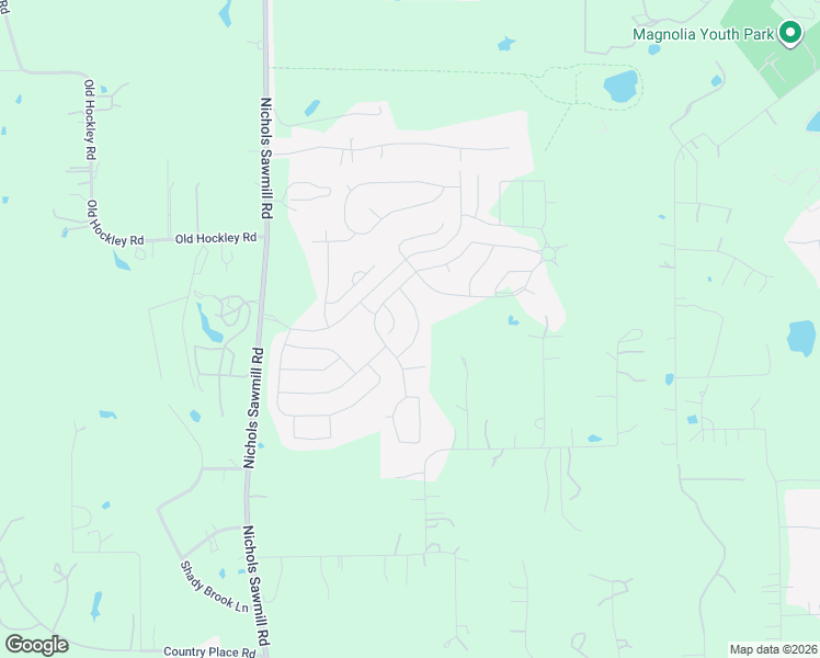 map of restaurants, bars, coffee shops, grocery stores, and more near 18828 Sawtooth Oak Ct in Magnolia