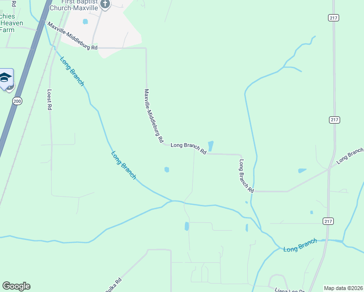 map of restaurants, bars, coffee shops, grocery stores, and more near 6033 Long Branch Road in Jacksonville