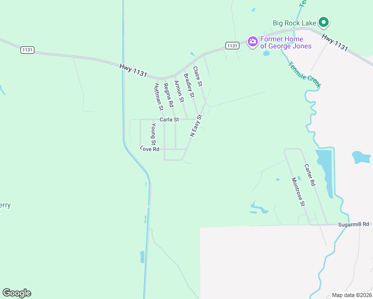 map of restaurants, bars, coffee shops, grocery stores, and more near 4401 North Easy Street in Vidor