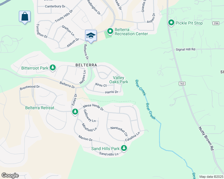 map of restaurants, bars, coffee shops, grocery stores, and more near 320 Harris Drive in Austin