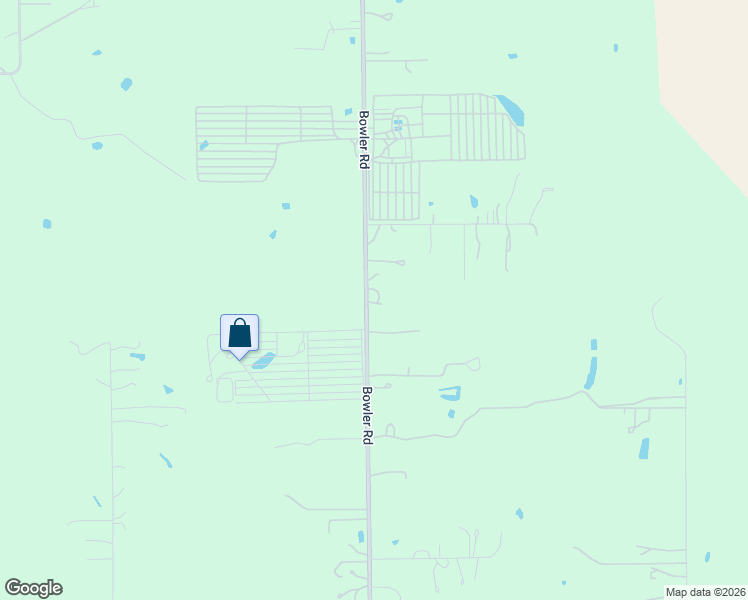 map of restaurants, bars, coffee shops, grocery stores, and more near 1700 Bowler Road in Waller