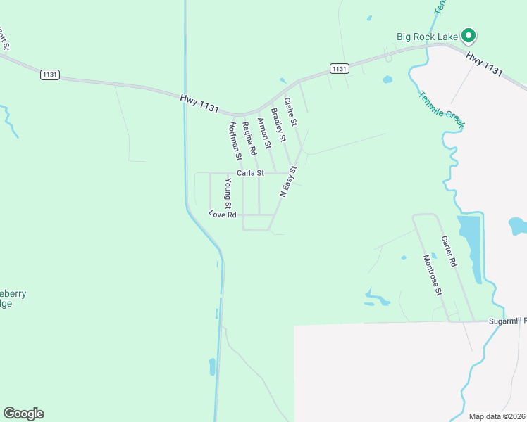 map of restaurants, bars, coffee shops, grocery stores, and more near 4401-4549 North Easy Street in Vidor