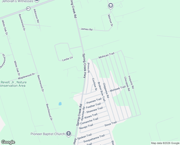 map of restaurants, bars, coffee shops, grocery stores, and more near 105 Provo Place in Crawfordville