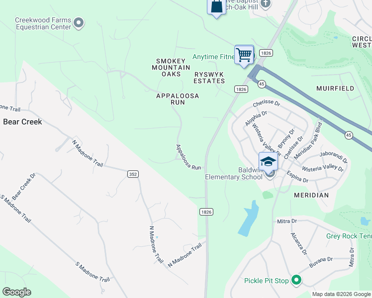 map of restaurants, bars, coffee shops, grocery stores, and more near 8400 Appaloosa Run in Austin