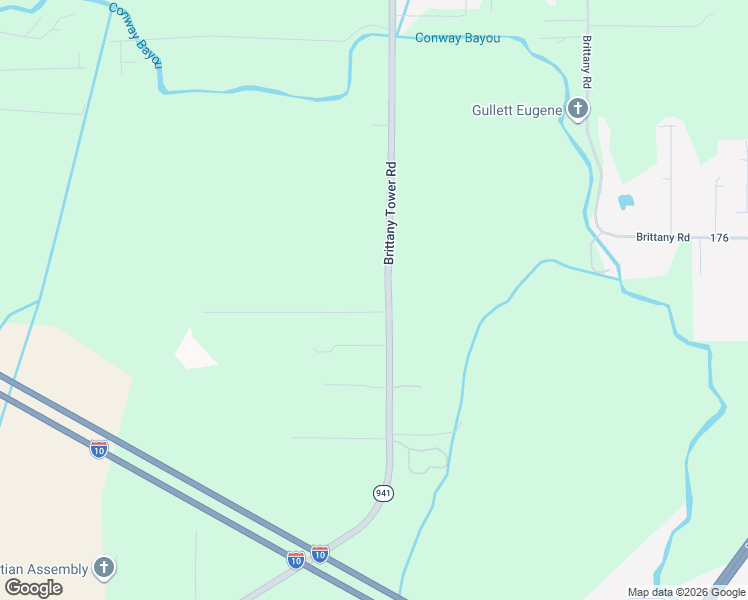 map of restaurants, bars, coffee shops, grocery stores, and more near 42201-42599 Richard Waguespack Road in Gonzales