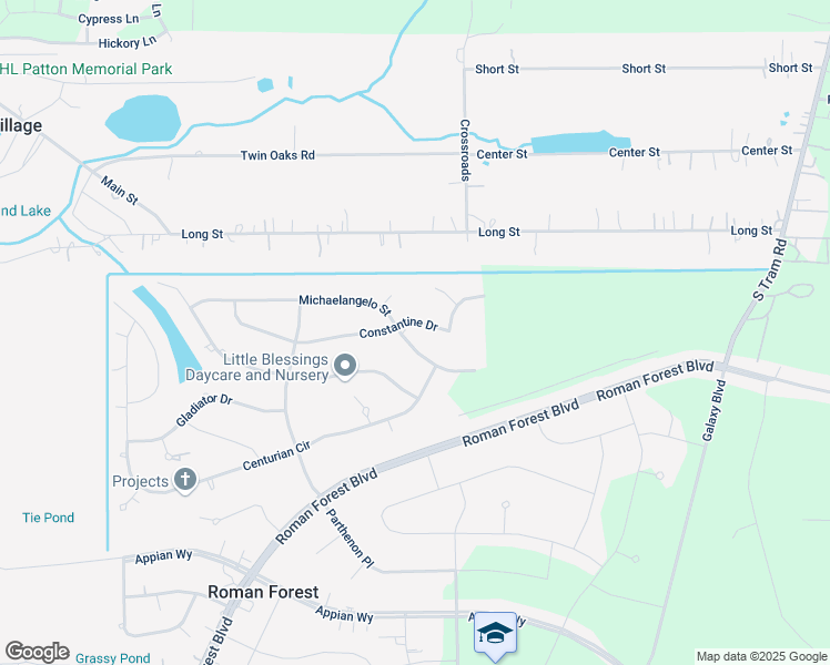 map of restaurants, bars, coffee shops, grocery stores, and more near 2706 Michaelangelo Street in New Caney