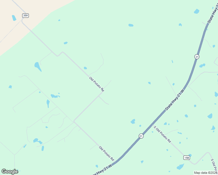 map of restaurants, bars, coffee shops, grocery stores, and more near 621 Old Potato Road in Paige