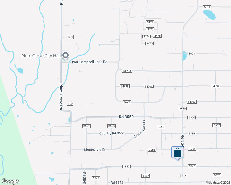 map of restaurants, bars, coffee shops, grocery stores, and more near 642 County Road 3479 in Cleveland