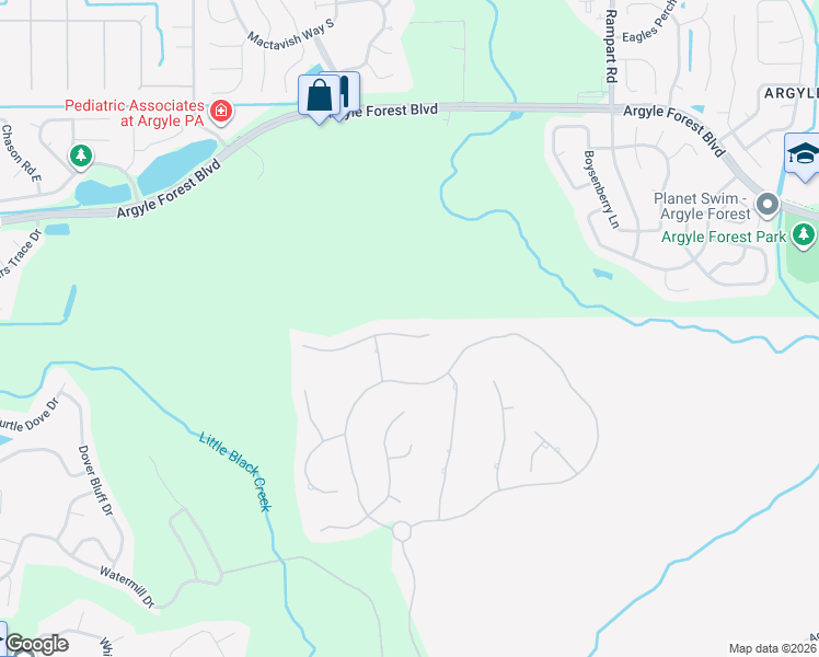 map of restaurants, bars, coffee shops, grocery stores, and more near 526 Oakmont Drive in Orange Park