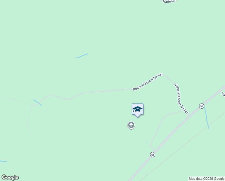 map of restaurants, bars, coffee shops, grocery stores, and more near National Forest Road 141 in Liberty County