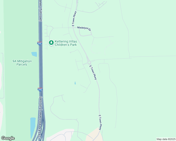 map of restaurants, bars, coffee shops, grocery stores, and more near 10200 E-Town Parkway in Jacksonville