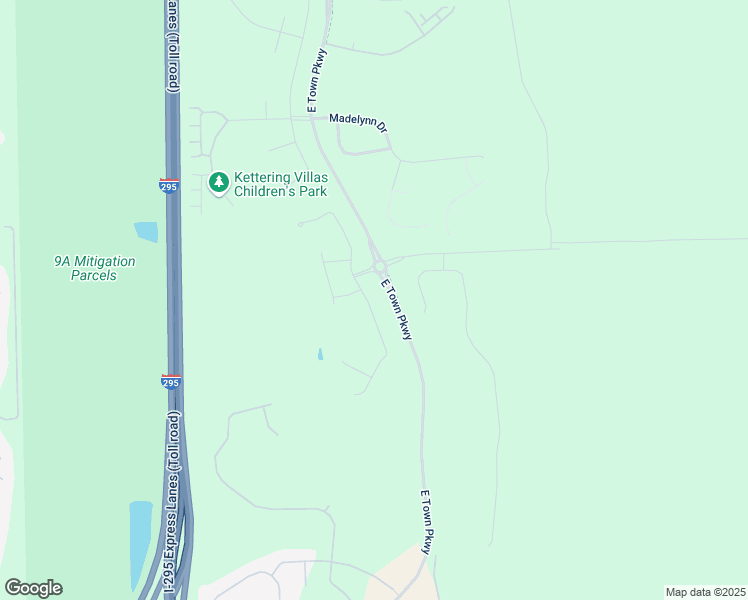 map of restaurants, bars, coffee shops, grocery stores, and more near 10200 E-Town Parkway in Jacksonville