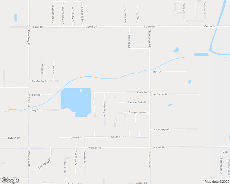 map of restaurants, bars, coffee shops, grocery stores, and more near 1499 Linda Lane in Sulphur