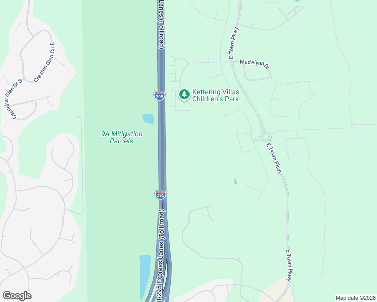 map of restaurants, bars, coffee shops, grocery stores, and more near East Beltway 295 in Jacksonville