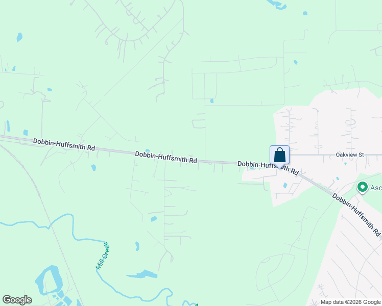 map of restaurants, bars, coffee shops, grocery stores, and more near 30828 Dobbin-Huffsmith Road in Magnolia