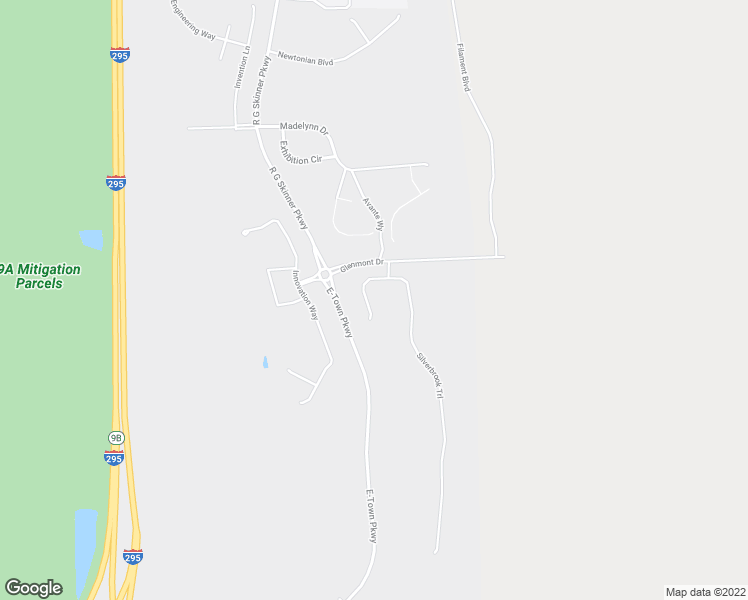 map of restaurants, bars, coffee shops, grocery stores, and more near 10170 Silverbrook Trail in Jacksonville