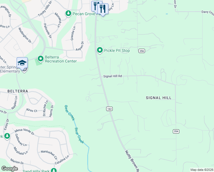 map of restaurants, bars, coffee shops, grocery stores, and more near 13001 Nutty Brown Road in Austin