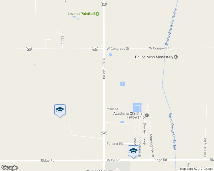 map of restaurants, bars, coffee shops, grocery stores, and more near 2171 South Richfield Road in Duson