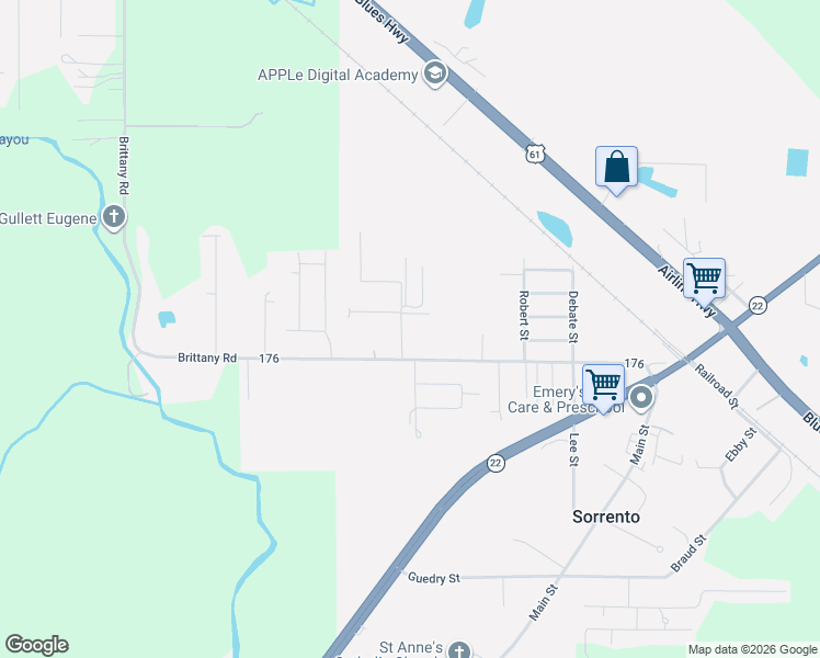 map of restaurants, bars, coffee shops, grocery stores, and more near 8298 Amanda Street in Sorrento