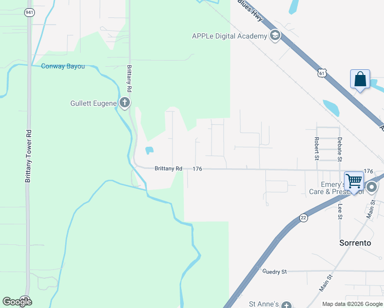 map of restaurants, bars, coffee shops, grocery stores, and more near 8357 Ruby Street in Sorrento