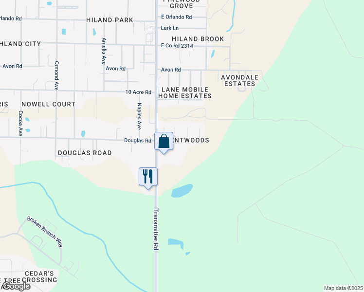 map of restaurants, bars, coffee shops, grocery stores, and more near 3520 Brentwood Place in Panama City