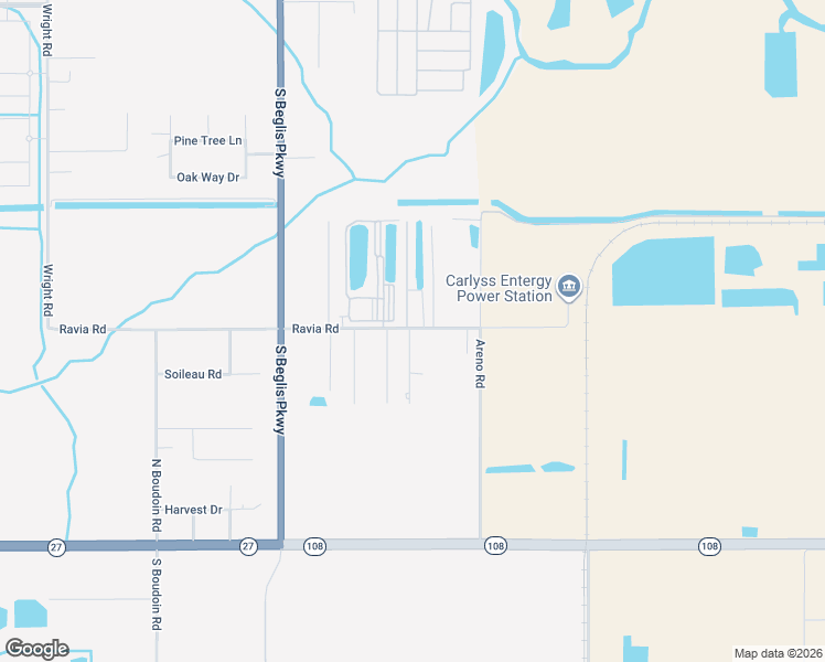 map of restaurants, bars, coffee shops, grocery stores, and more near 1132 Ravia Rd in Sulphur