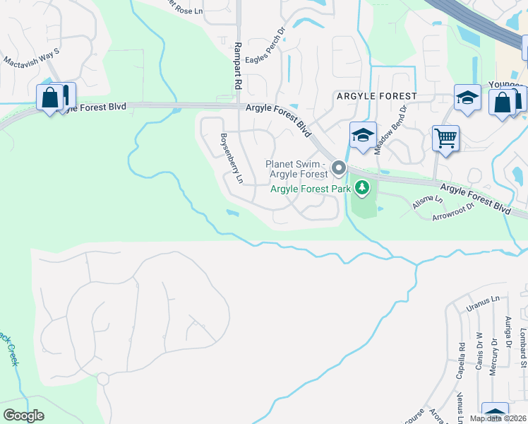 map of restaurants, bars, coffee shops, grocery stores, and more near 8681 Bishopswood Drive in Jacksonville