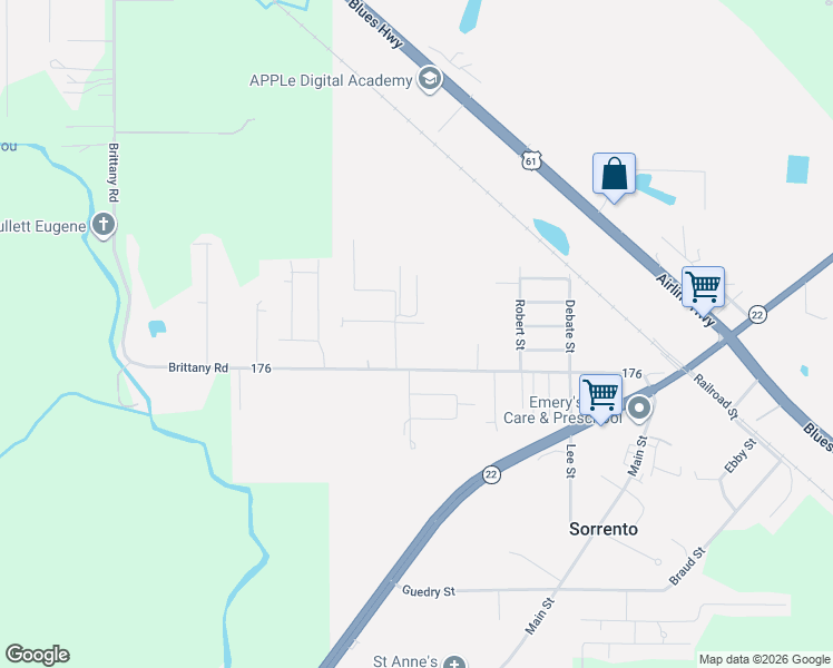map of restaurants, bars, coffee shops, grocery stores, and more near 8298 Amanda Street in Sorrento