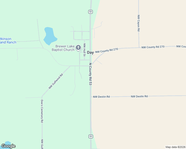 map of restaurants, bars, coffee shops, grocery stores, and more near 4348 North County Road 53 in Mayo