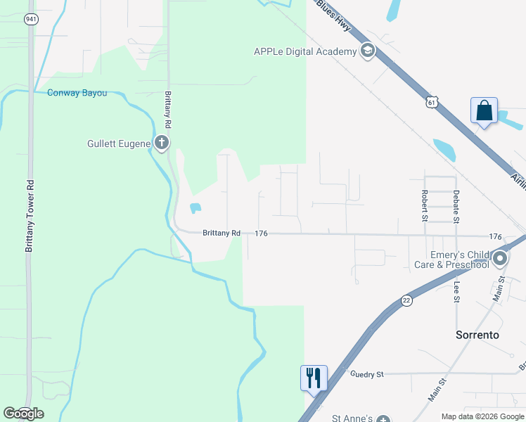 map of restaurants, bars, coffee shops, grocery stores, and more near 8357 Ruby Street in Sorrento