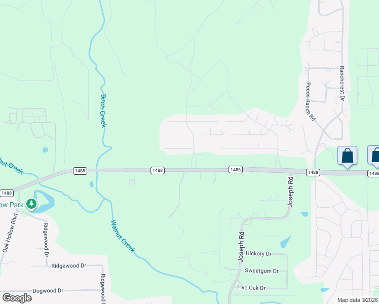 map of restaurants, bars, coffee shops, grocery stores, and more near 25421 Hunting Trail in Magnolia