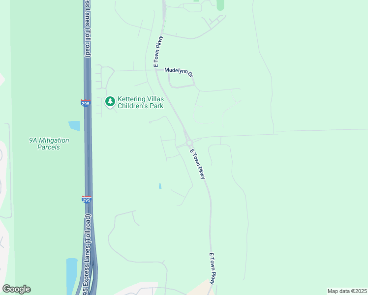 map of restaurants, bars, coffee shops, grocery stores, and more near 10200 E-Town Parkway in Jacksonville
