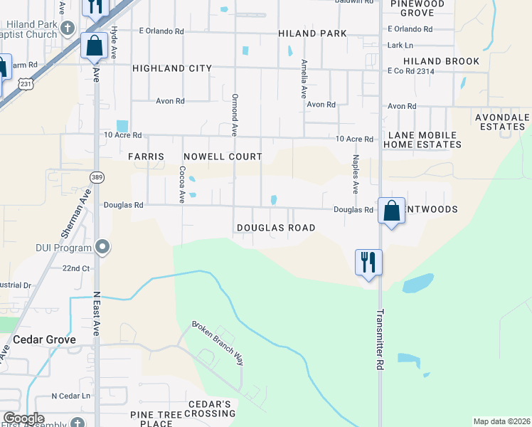 map of restaurants, bars, coffee shops, grocery stores, and more near 2314 Kings Avenue in Panama City