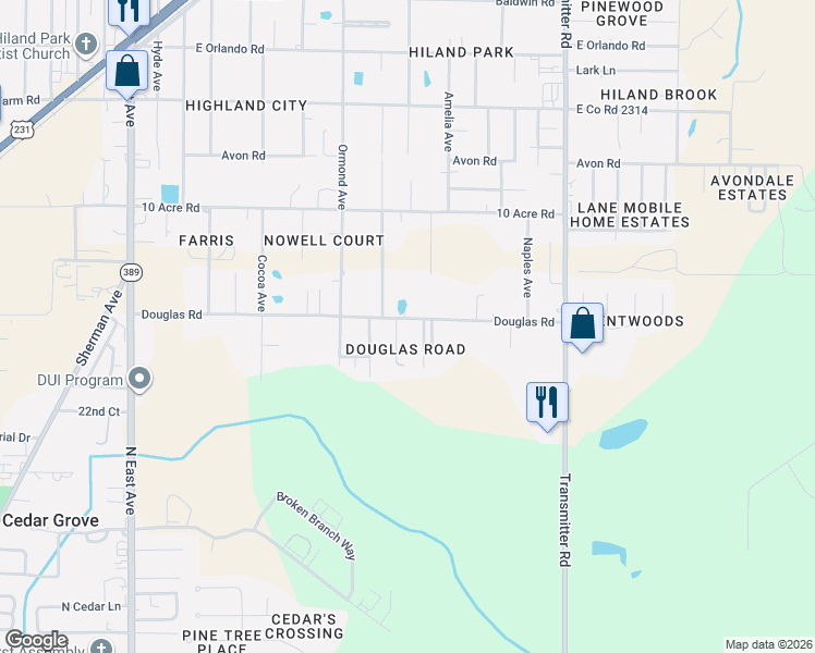 map of restaurants, bars, coffee shops, grocery stores, and more near 2314 Kings Avenue in Panama City