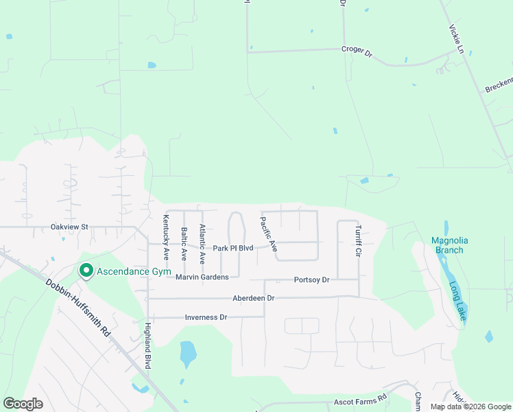 map of restaurants, bars, coffee shops, grocery stores, and more near 30018 East Boardwalk Drive in Magnolia