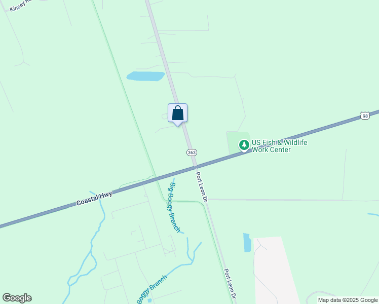 map of restaurants, bars, coffee shops, grocery stores, and more near 1937 Woodville Highway in Crawfordville