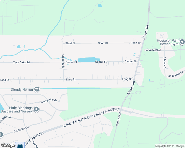 map of restaurants, bars, coffee shops, grocery stores, and more near 26839 Long Street in Splendora