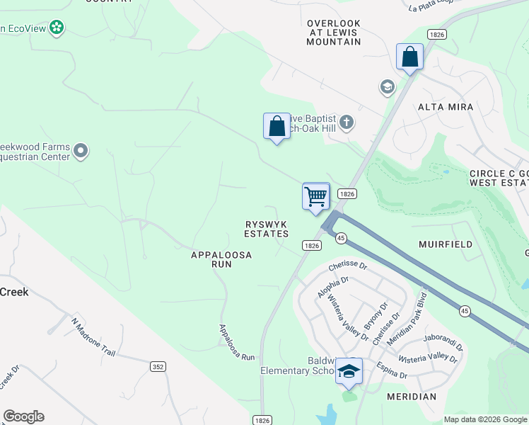 map of restaurants, bars, coffee shops, grocery stores, and more near 8322 Sharl Cove in Austin