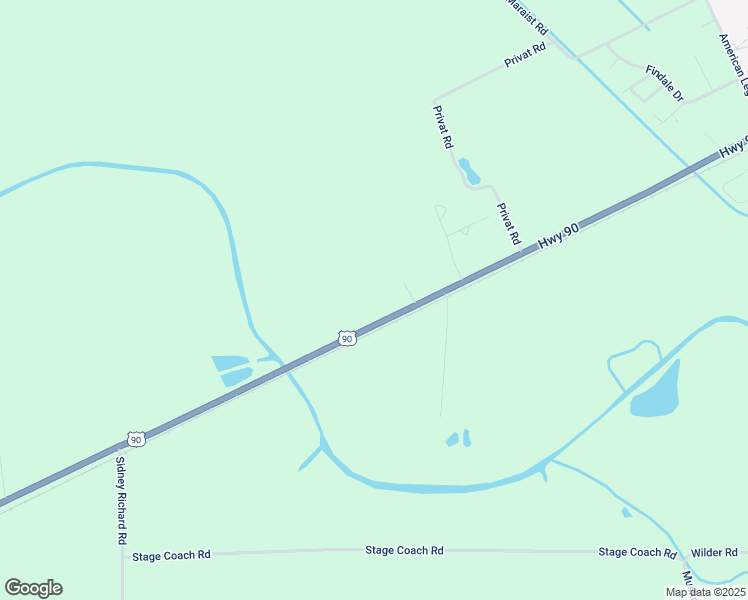 map of restaurants, bars, coffee shops, grocery stores, and more near 19303 U.S. 90 in Crowley