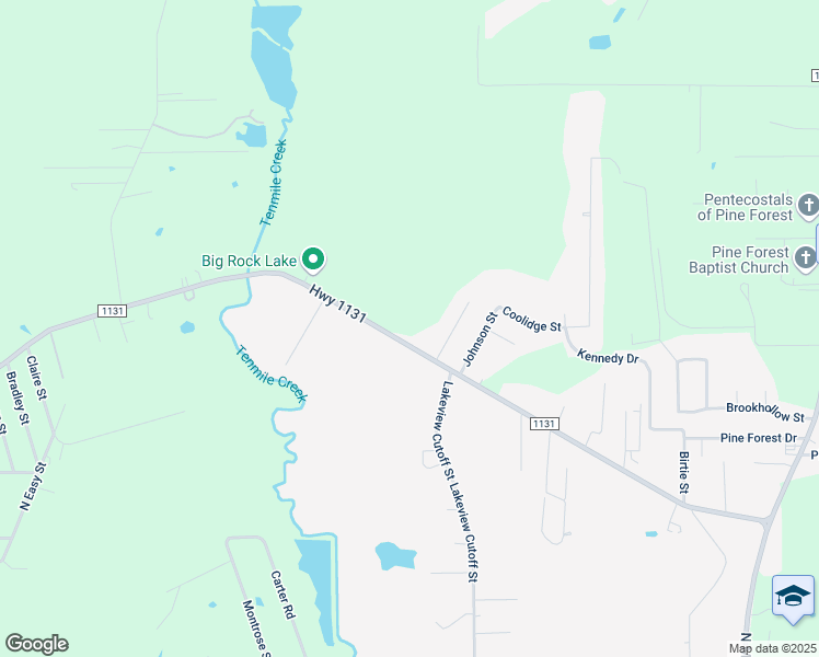 map of restaurants, bars, coffee shops, grocery stores, and more near 1041 Highway 1131 in Vidor