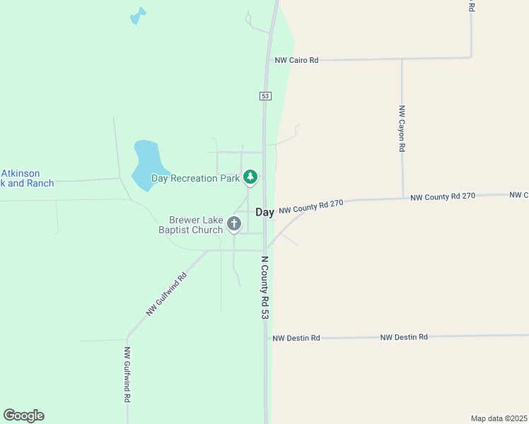 map of restaurants, bars, coffee shops, grocery stores, and more near in Day