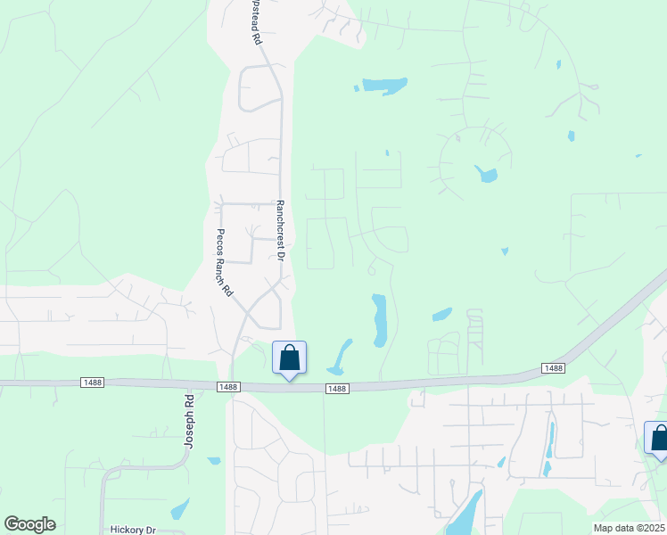 map of restaurants, bars, coffee shops, grocery stores, and more near Iron Ore Road in Magnolia