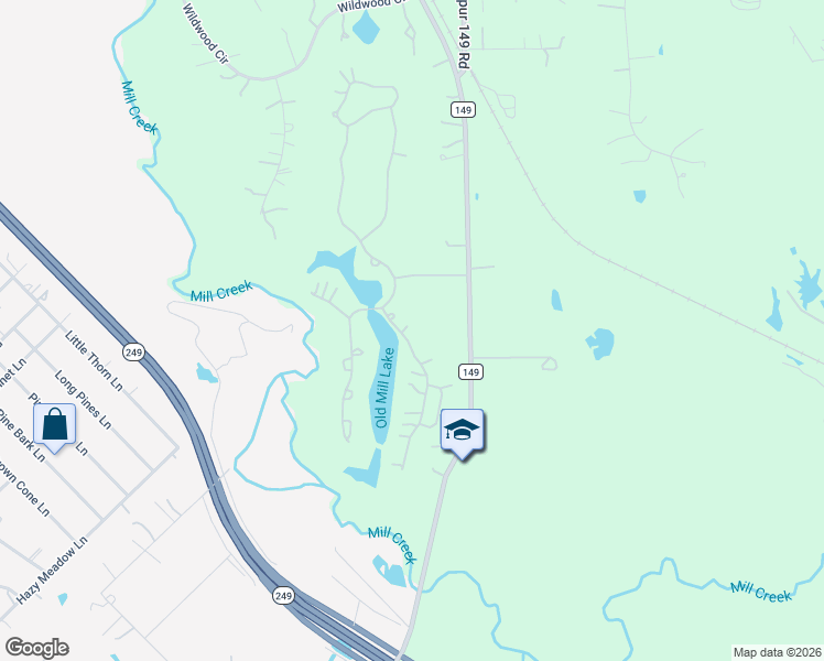 map of restaurants, bars, coffee shops, grocery stores, and more near 37202 Anglers Way in Pinehurst